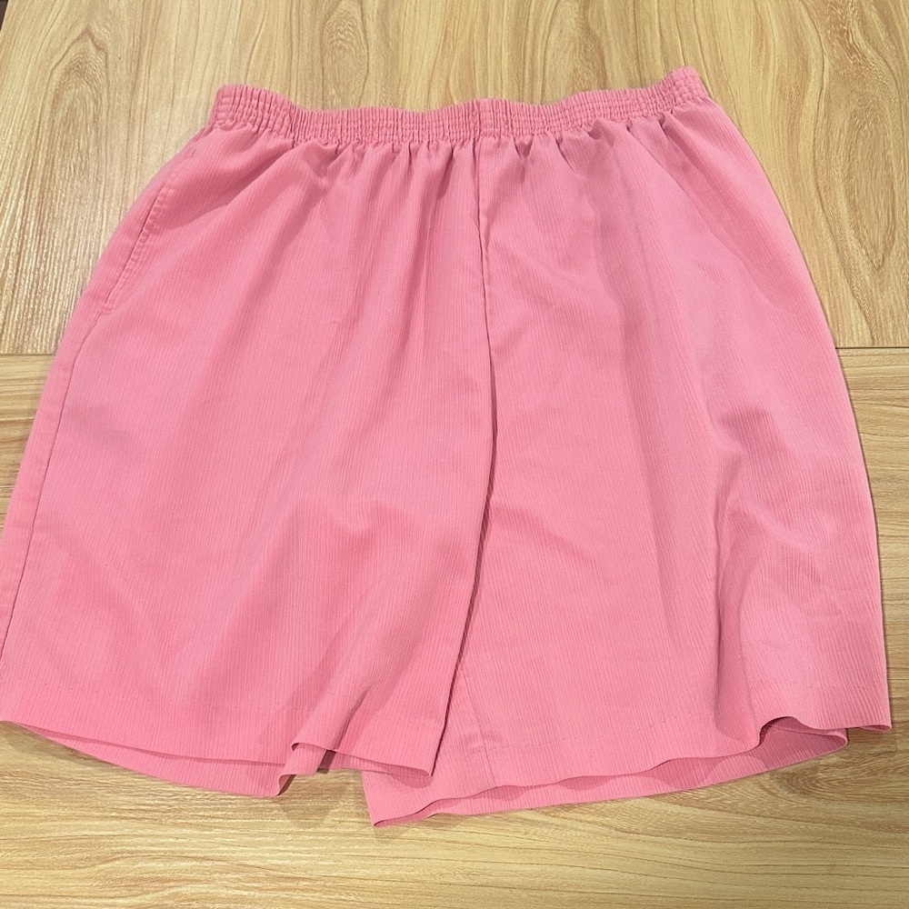 BonWorth Pink elastic casual Women's Bermudas